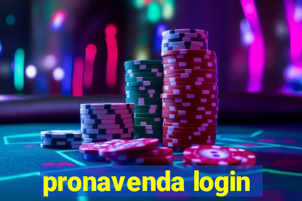 pronavenda login